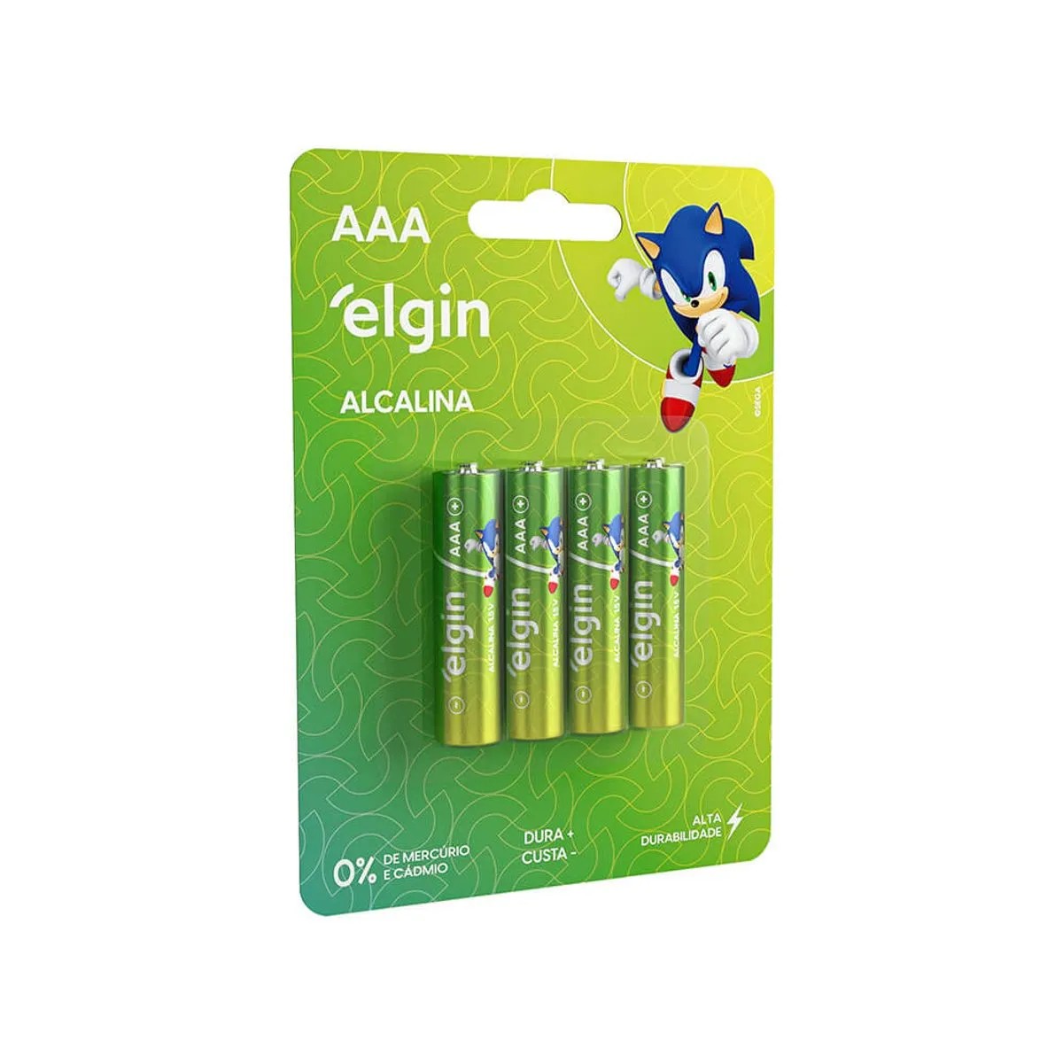 PILHA ALCALINA AAA BLISTER C/4 PC ELGIN