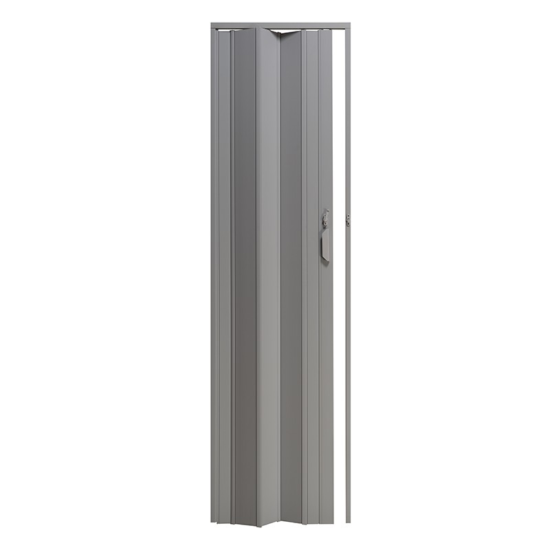 PORTA SANFONADA PVC 80cm CINZA PLASTILIT