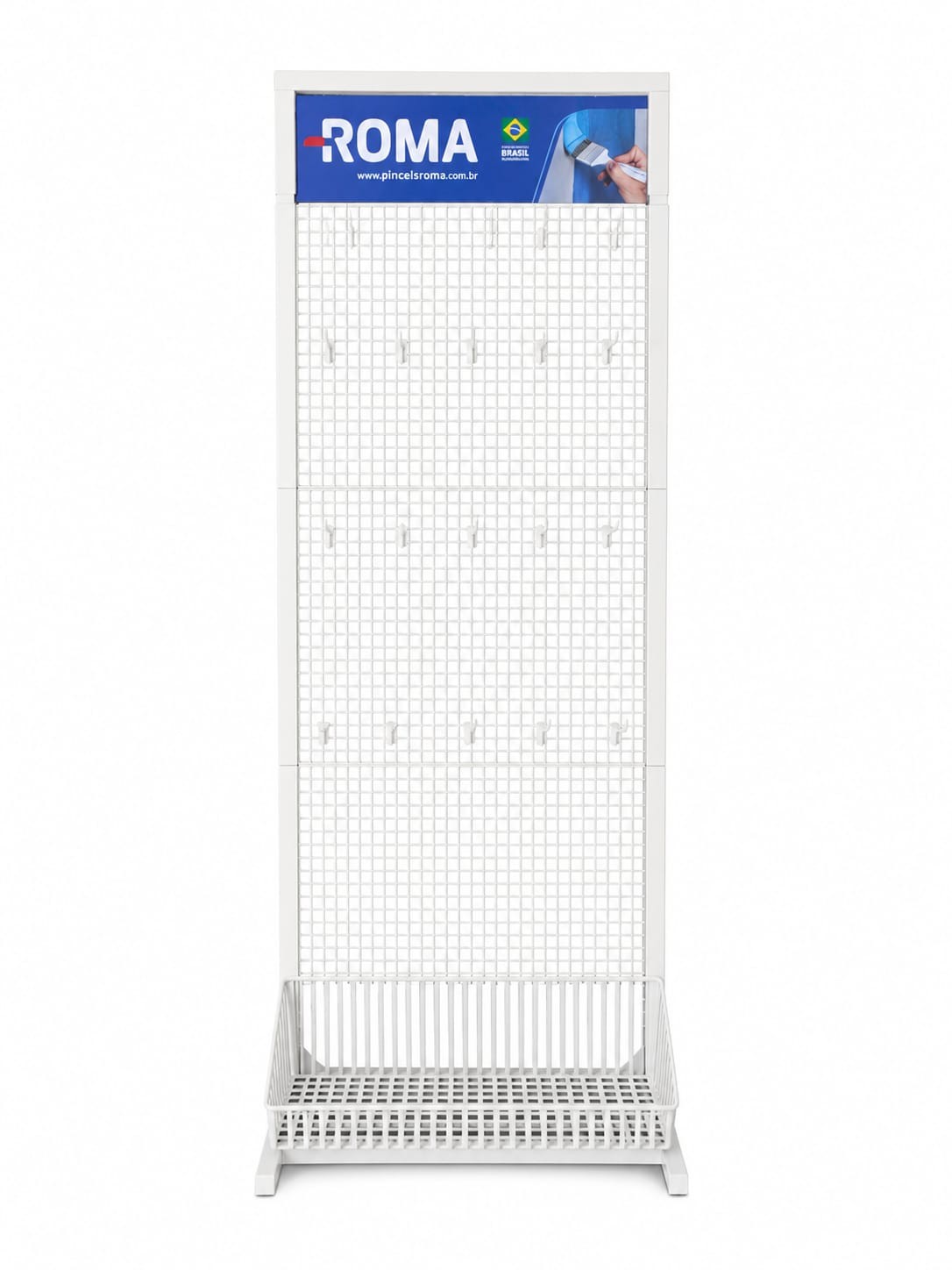 EXPOSITOR DE PLASTICO 1,85X0,68 M  ROMA